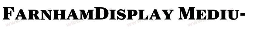 FarnhamDisplay Mediu字体转换 FarnhamDisplay Mediu字体转换